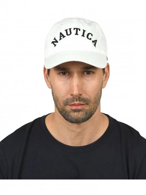 Nautica Caribbean Strapback Cap baseball sapka fehér színben 2