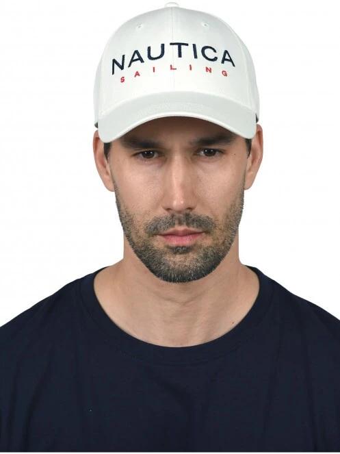 Nautica Baltic Strapback Cap baseball sapka fehér színben 2