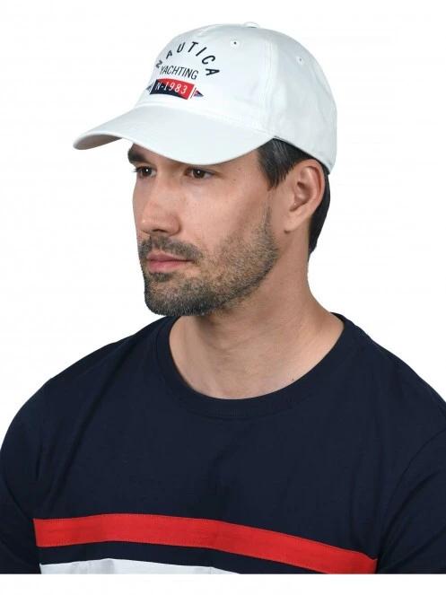 Nautica Artic Strapback Cap baseball sapka fehér színben 3