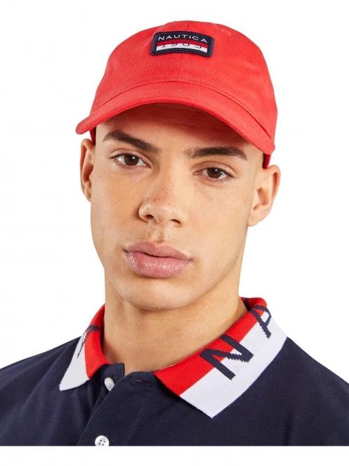 Nautica Hera Strapback Cap férfi baseball sapka piros színben 2