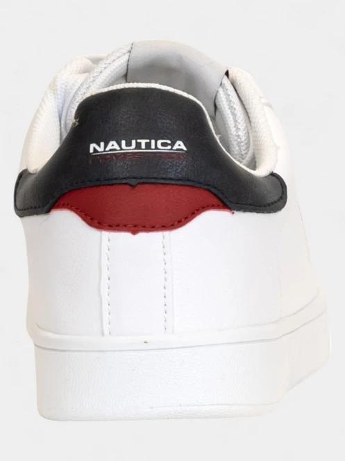 Nautica PAUL WHITE-FLAG férfi sneaker fehér színben 4