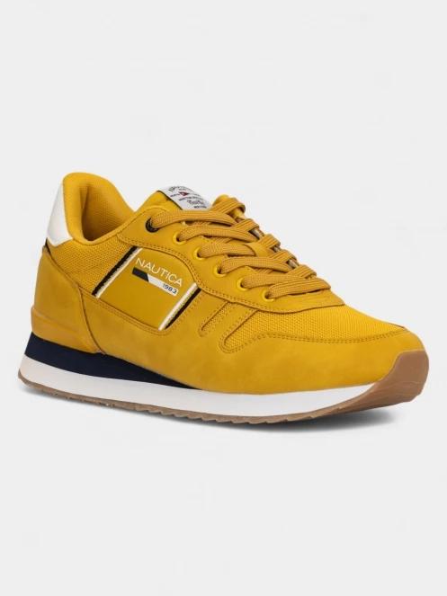 Nautica ARNOLD SOLEIL-WHITE-DEEP férfi sneaker sárga színben 2