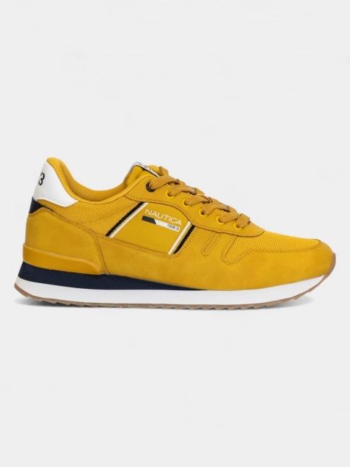 Nautica ARNOLD SOLEIL-WHITE-DEEP férfi sneaker sárga színben 3