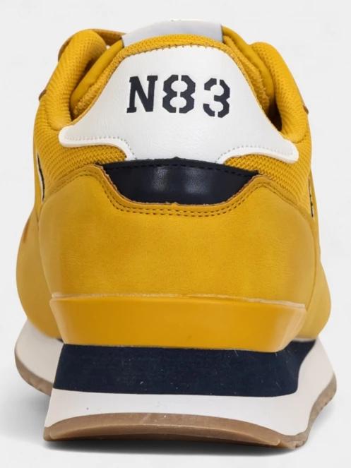 Nautica ARNOLD SOLEIL-WHITE-DEEP férfi sneaker sárga színben 4