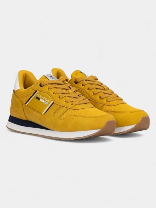 Nautica ARNOLD SOLEIL-WHITE-DEEP férfi sneaker sárga színben 6