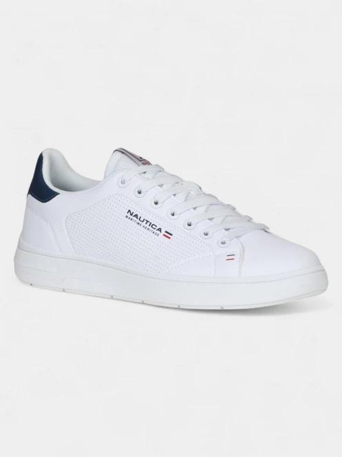 Nautica STARDUST 2.0 LTH WHITE-FLAG férfi rövid szárú cipő fehér színben 2
