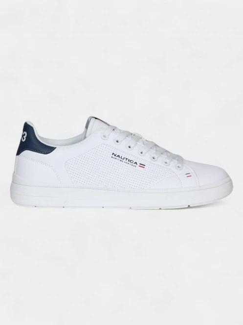 Nautica STARDUST 2.0 LTH WHITE-FLAG férfi rövid szárú cipő fehér színben 3