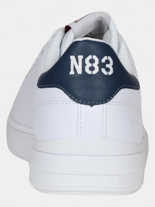 Nautica STARDUST 2.0 LTH WHITE-FLAG férfi rövid szárú cipő fehér színben 4
