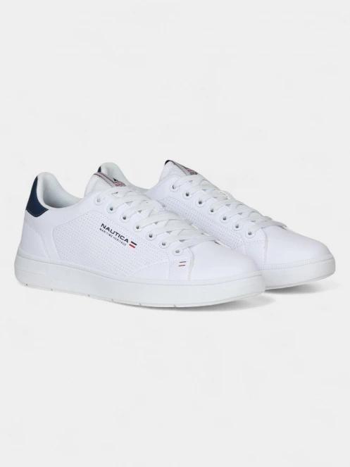 Nautica STARDUST 2.0 LTH WHITE-FLAG férfi rövid szárú cipő fehér színben 6