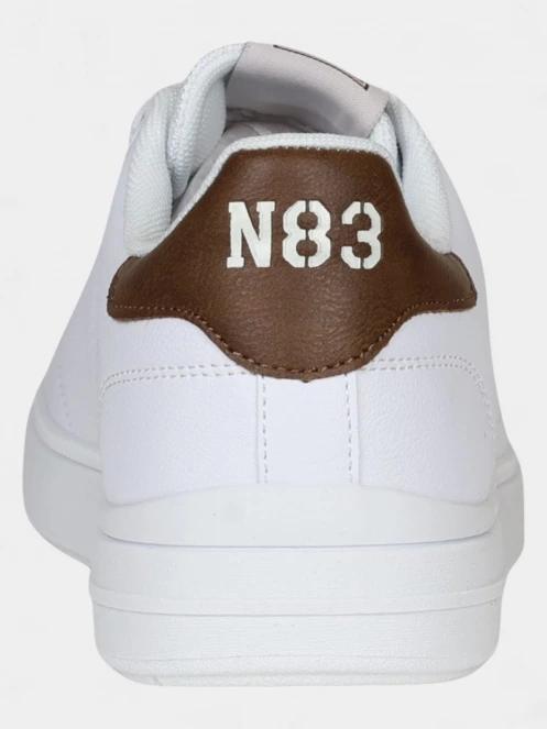 Nautica STARDUST 2.0 LTH OFF WHITE-CUOIO férfi rövid szárú cipő fehér színben 4