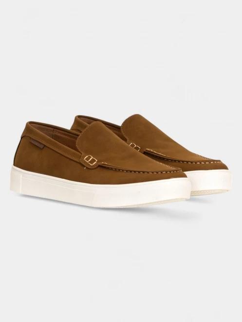 Nautica PANAREA SD COGNAC férfi slip-on cipő barna színben 6
