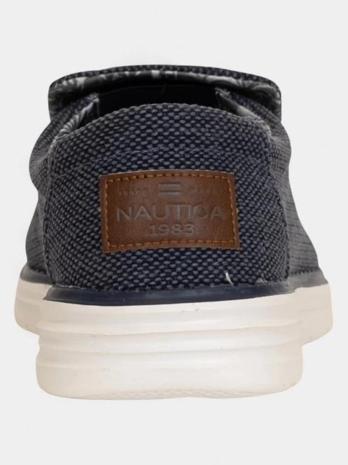 Nautica KALIK CVS NAVY férfi slip-on cipő sötétkék színben 4
