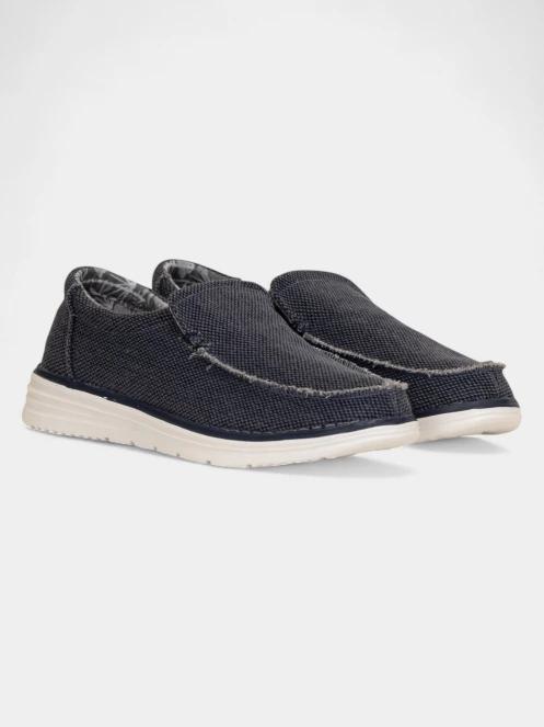 Nautica KALIK CVS NAVY férfi slip-on cipő sötétkék színben 6
