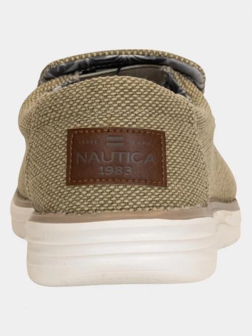 Nautica KALIK CVS PAPYRUS férfi slip-on cipő homok színben 4