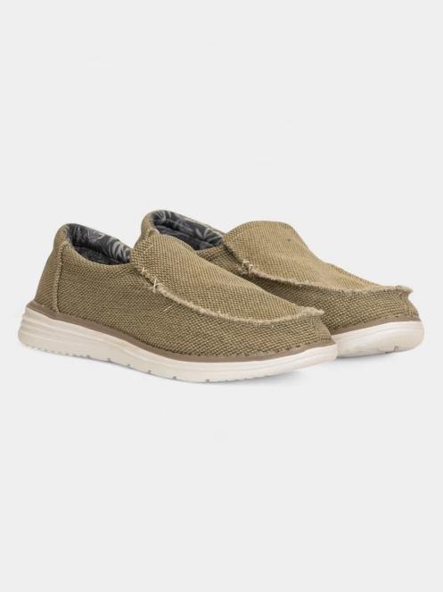 Nautica KALIK CVS PAPYRUS férfi slip-on cipő homok színben 6