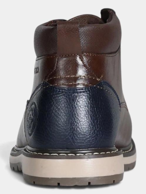 Nautica Explorer férfi magas szárú cipő barna színben 4