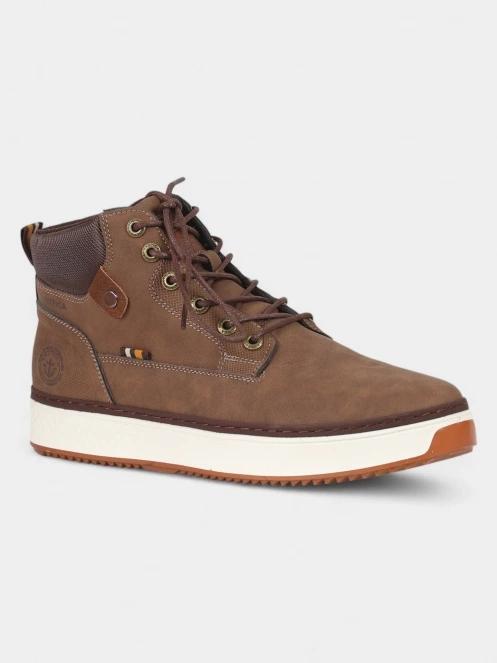 Nautica Whistler Crazy férfi magas szárú cipő barna színben 2