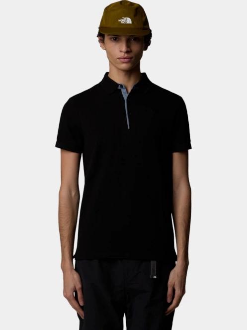 The North Face M Premium Polo Piquet-Eu férfi galléros póló fekete színben 2
