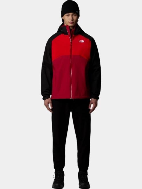 The North Face M Stratos Jacket - Eu férfi vízhatlan túrakabát piros színben 4