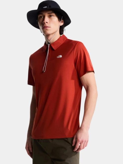 The North Face M Tanken Polo - Eu férfi galléros póló piros színben 2
