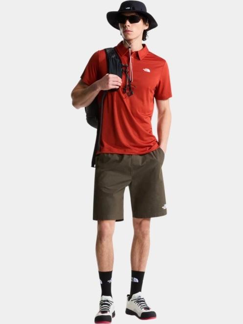 The North Face M Tanken Polo - Eu férfi galléros póló piros színben 5