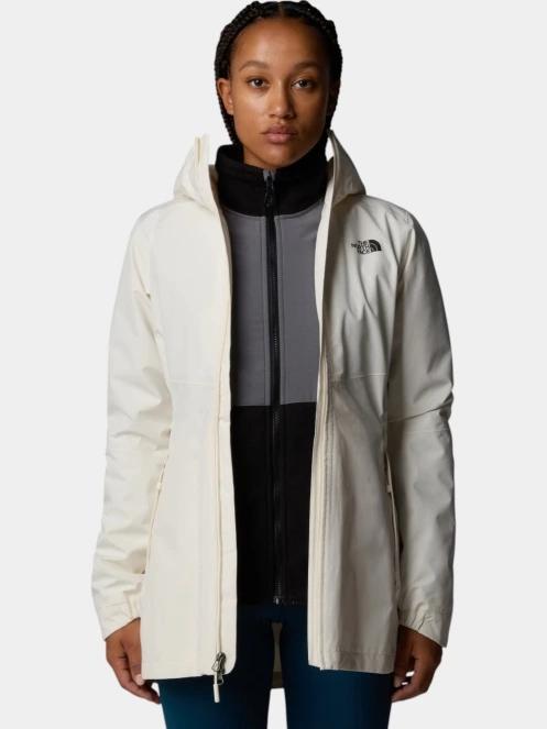 The North Face W Hikesteller Parka Shell Jacket női vízhatlan túrakabát fehér színben 5