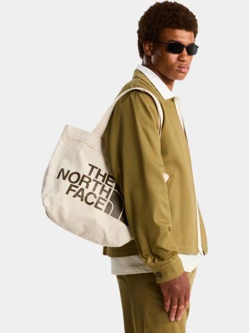 The North Face Cotton Tote válltáska homok színben 6