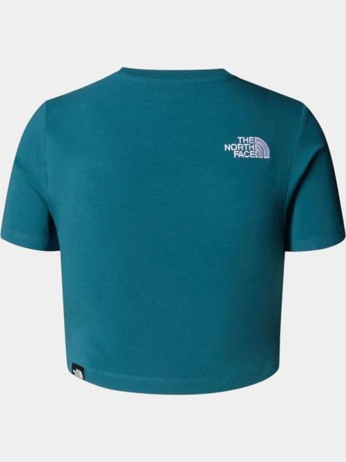 The North Face W Ss Essential Cropped Slim Tee női crop top kék színben 6