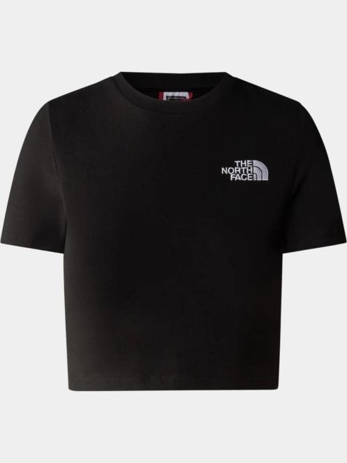 The North Face W Ss Essential Cropped Slim Tee női crop top fekete színben 2