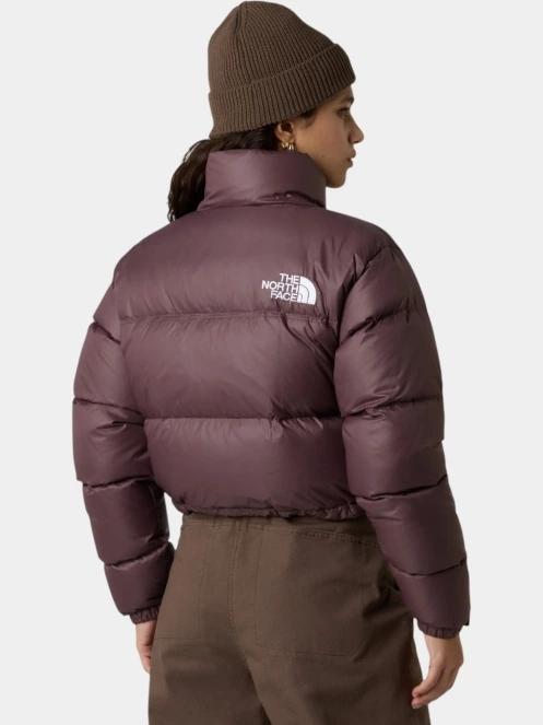 The North Face W Nuptse Short Jacket női pehelykabát lila színben 3