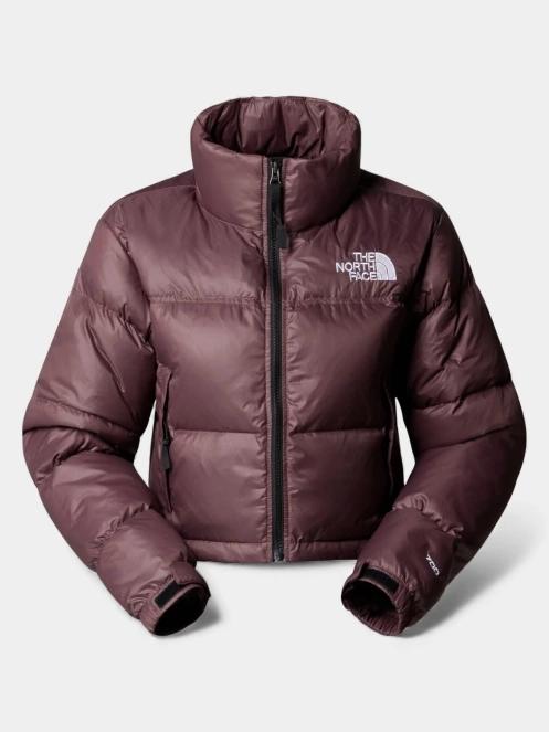 The North Face W Nuptse Short Jacket női pehelykabát lila színben 6