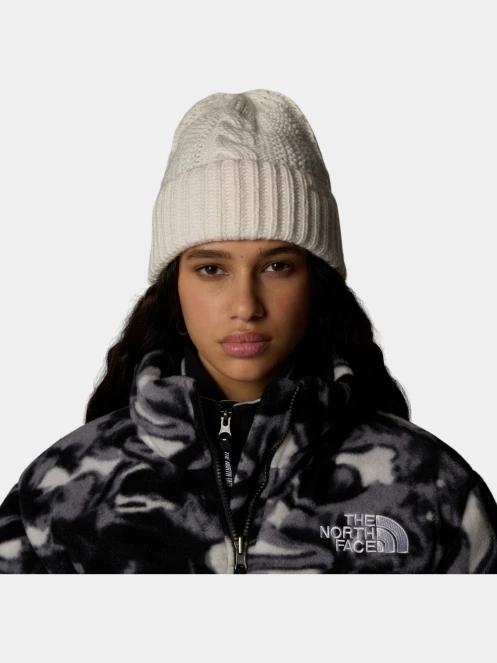 The North Face W Oh Mega Beanie női sapka fehér színben 4