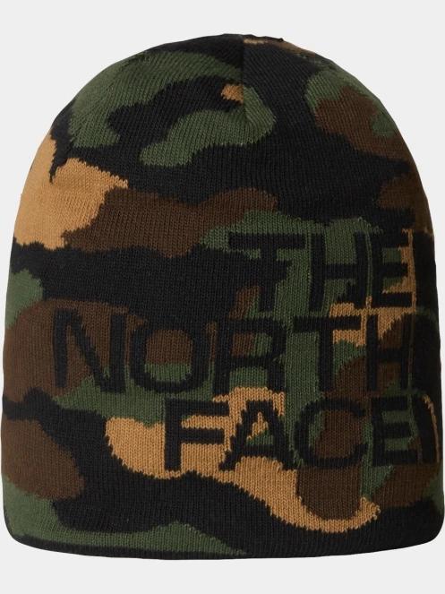 The North Face Reversible Highline Beanie sapka oliva színben 2