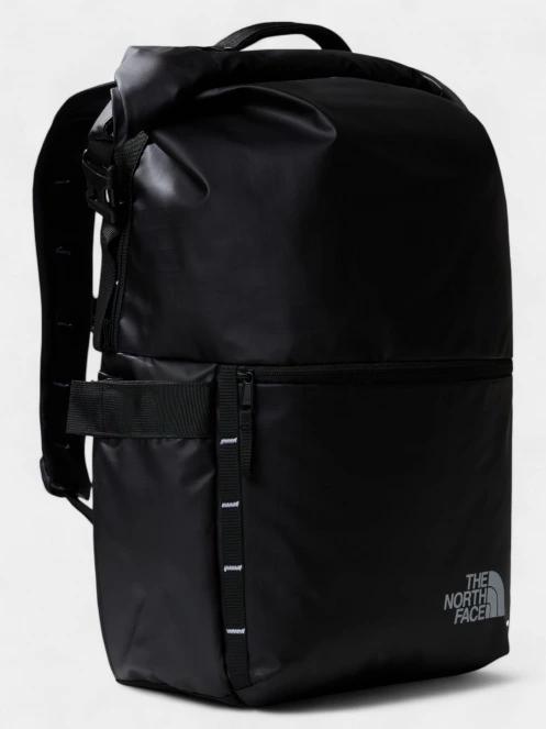 The North Face Base Camp Voyager Rolltop hátizsák fekete színben 2
