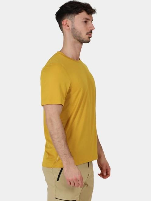 The North Face M Lightbright S/S Tee férfi rövid ujjú sport póló sárga színben 5