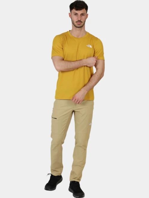 The North Face M Lightbright S/S Tee férfi rövid ujjú sport póló sárga színben 6