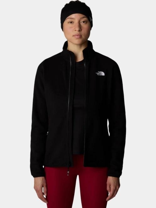 The North Face W 100 Glacier Fz - Eu női polár pulóver fekete színben 5