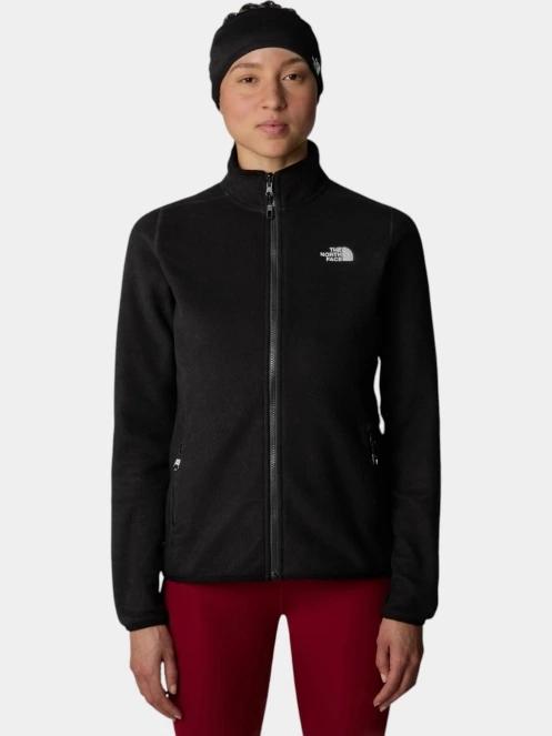 The North Face W 100 Glacier Fz női polár pulóver fekete színben 2