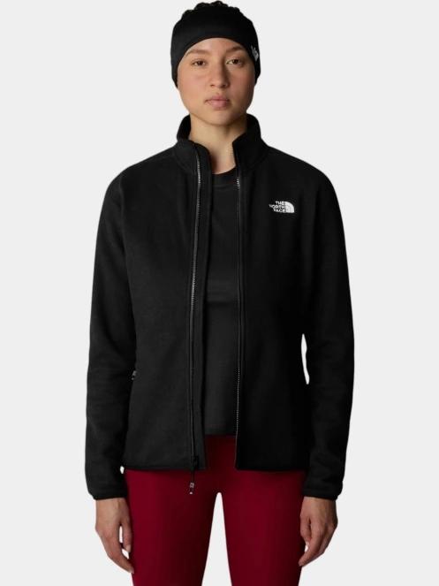The North Face W 100 Glacier Fz női polár pulóver fekete színben 5