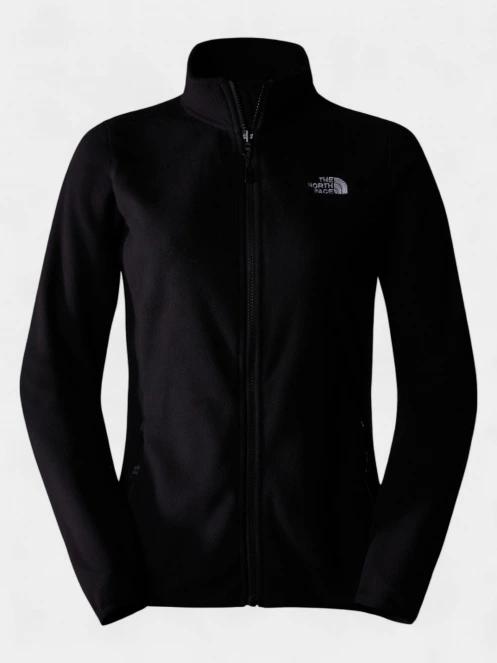 The North Face W 100 Glacier Fz női polár pulóver fekete színben 6