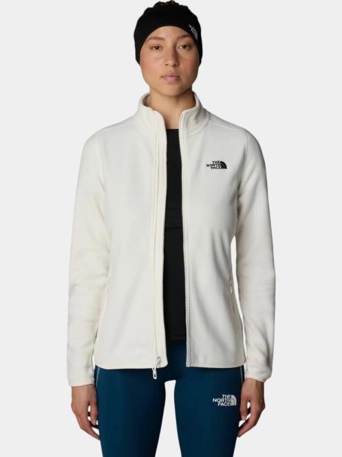 The North Face W 100 Glacier Fz női polár pulóver fehér színben 5