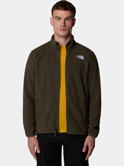 The North Face M 100 Glacier Full Zip férfi polár pulóver oliva színben 5
