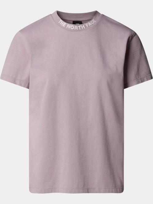 The North Face W Ss Zumu Relaxed Tee női rövid ujjú póló lila színben 2