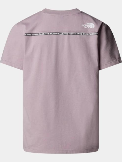 The North Face W Ss Zumu Relaxed Tee női rövid ujjú póló lila színben 3