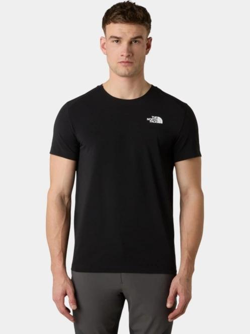 The North Face M Lightning Alpine S/S Tee férfi rövid ujjú sport póló fekete színben 2
