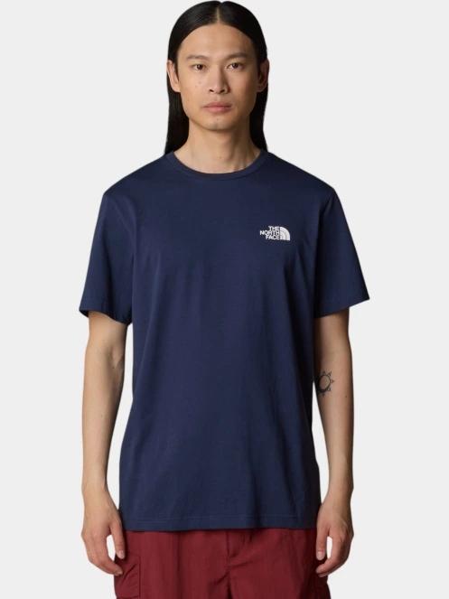 The North Face M S/S Simple Dome Tee férfi rövid ujjú póló sötétkék színben 2