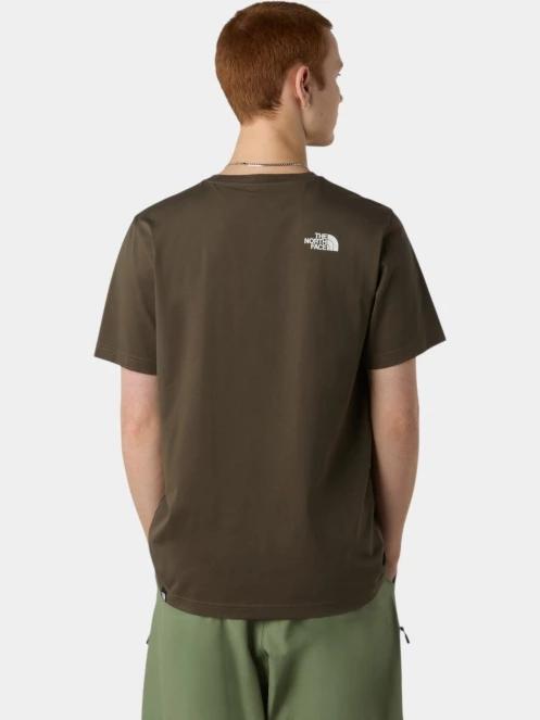 The North Face M Ss Simple Dome Tee férfi rövid ujjú póló oliva színben 3