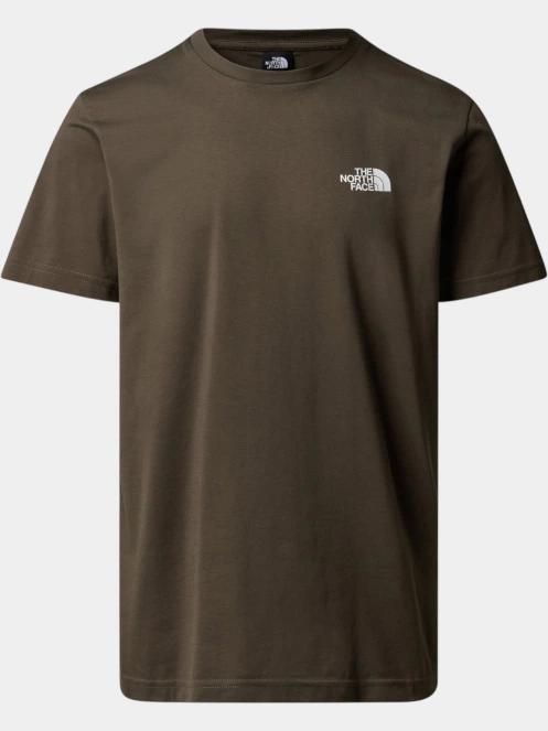 The North Face M Ss Simple Dome Tee férfi rövid ujjú póló oliva színben 5