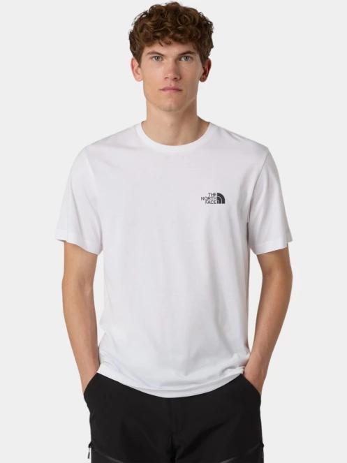 The North Face M Ss Simple Dome Tee férfi rövid ujjú póló fehér színben 2