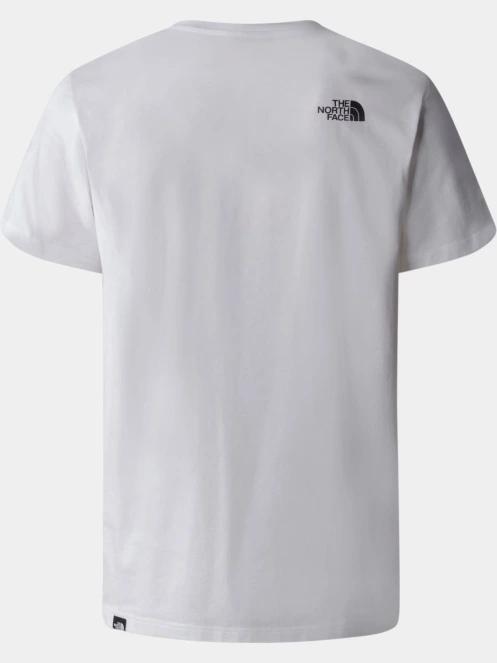 The North Face M Ss Simple Dome Tee férfi rövid ujjú póló fehér színben 6